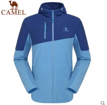 2016 Camel Outdoor Fleece Jackets Antistatic Cold-proof Thermal Lovers Design Fleece Men Women Outdoor Clothing A4W1T7269