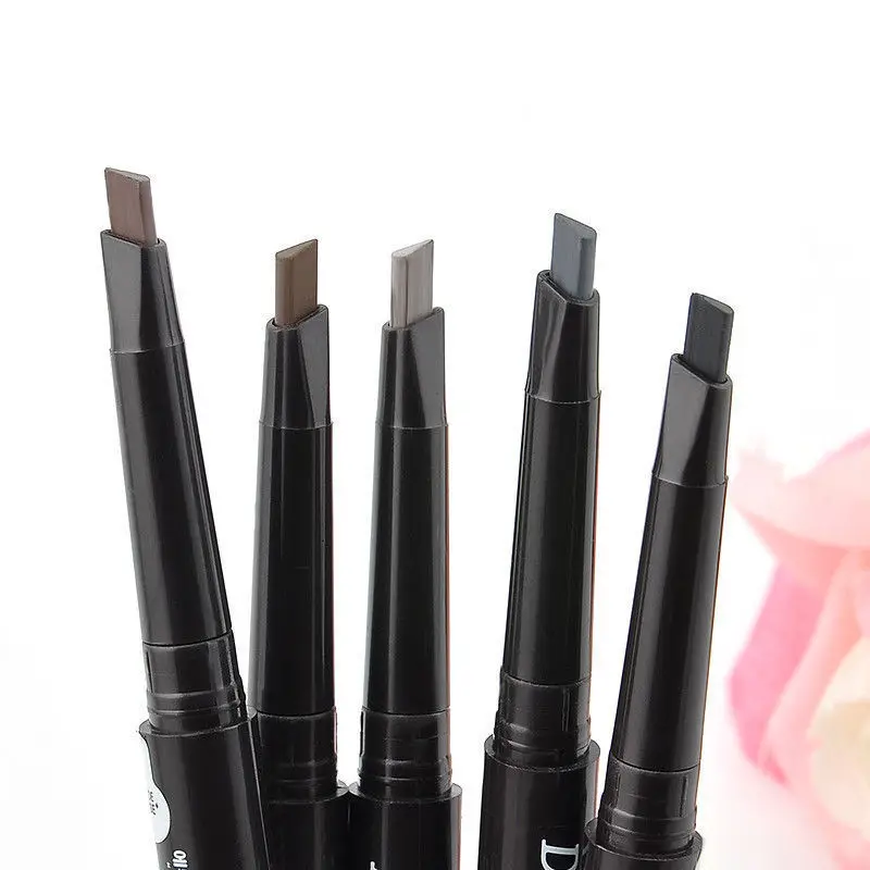 

Stylish Waterproof Eyeliner Eyebrow Pen Pencil With Brush Makeup Cosmetic Tool