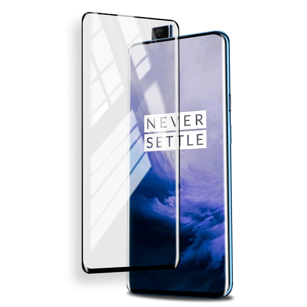 CHYI 5D изогнутое стекло для Oneplus 7 pro 6T 5 T защитная пленка на весь экран с закругленными краями 1+ 7 6 5 закаленное стекло лучше, чем 3D