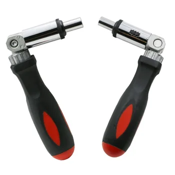 

Ratchet Screwdriver 180 Degree T-type Foldable Screwdriver Set 1/4 Hex Interface Lock Disassemble Screwdriver Maintenance Tools