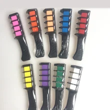 Одноразовая Помада для волос 4 большая секция Расческа для окрашивания волос 9 цветов Дополнительный краситель мел для волос один стержень цвет волос ing