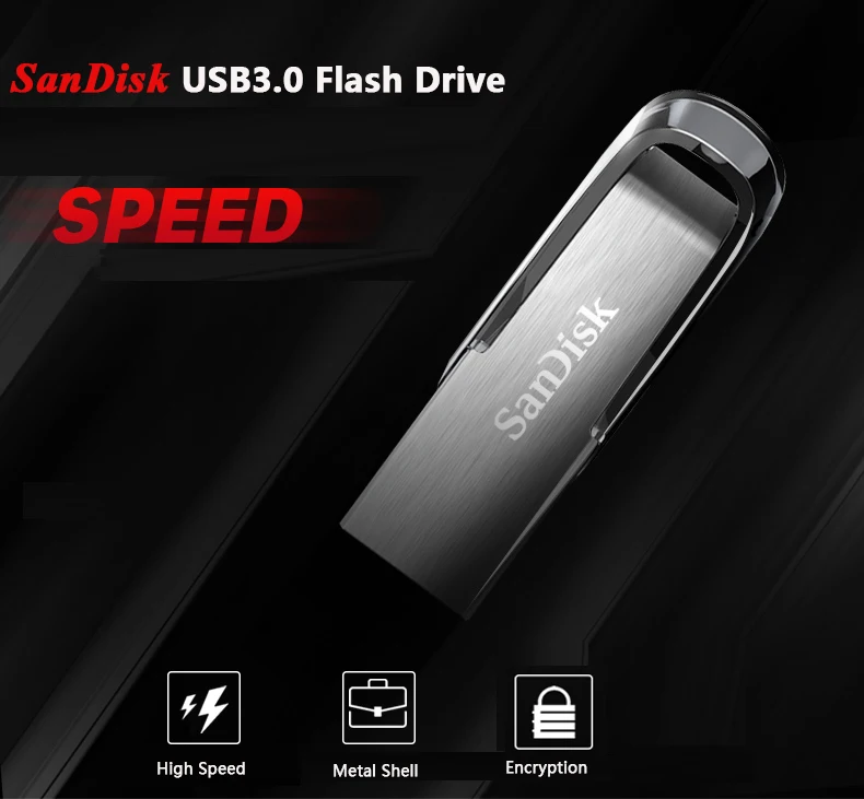 Двойной Флеш-накопитель SanDisk CZ73 USB3.0 флеш-накопитель 128 ГБ флеш-накопитель 64Гб флэш-накопитель 32 Гб металлическая USB ключ 16 Гб флэш-накопитель 256 ГБ U диск 150 МБ/с. для ПК