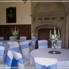 100 шт Королевский синий свадебный стул створки стул бант лента на Банкетный стул для свадьбы