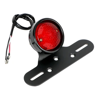 

LEEPEE Taillight LED Motorcycle Tail Brake Stop Light Cafe Racer DC 12V Moto Rear Lights