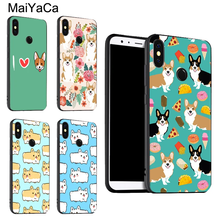 

MaiYaCa Cartoon Welsh Corgi Dog Phone Case For Xiaomi Redmi 6 6A S2 4X 5Plus Note 7 5 Pro 5A Mi 6 9 8 SE 6X A2 MAX 2 3 K20
