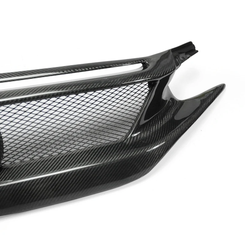 Для Honda 10th Generation Civic FC KG-style передняя решетка из углеродного волокна с глянцевой отделкой для бровей решетка бампера и отделка век