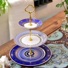 

Cake Stand Afternoon Tea Wedding Plates Party Tableware Bakeware Cake Shop Rack Dessert Snack Tray Dessert Dlate Snack Dishes