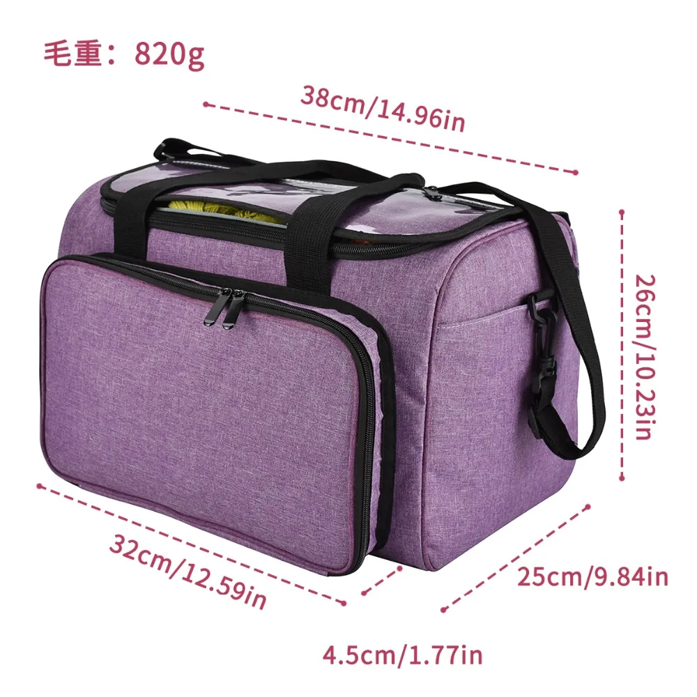 Sturdy Bag Sewing Supplies Yarn Storage Bag Household Portable Tote Storage Case for Knitting Needles Sewing Accessories Bag