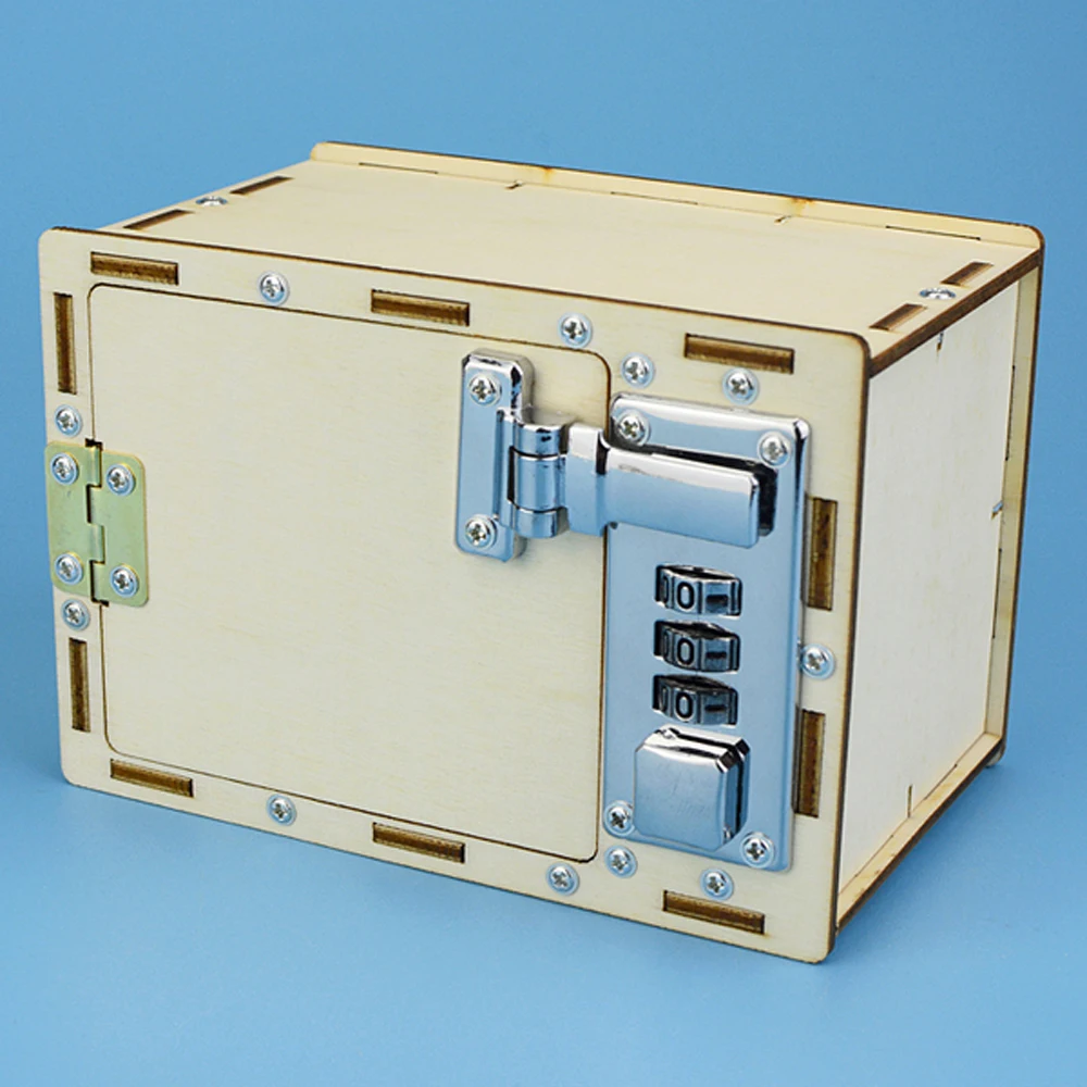 DIY пароль коробка игрушки для детей механический замок коробка ручной работы технологии школьные проекты наборы для экспериментов технология производства