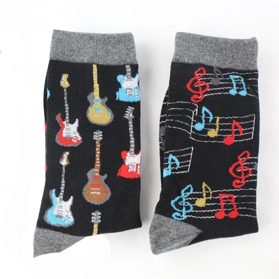 ARMKIN/повседневные мужские носки в стиле Харадзюку; забавные носки из чесаного хлопка с надписью Happy; винтажные радужные носки с ромбовидным узором; рождественские подарки - Цвет: SMT-42-9