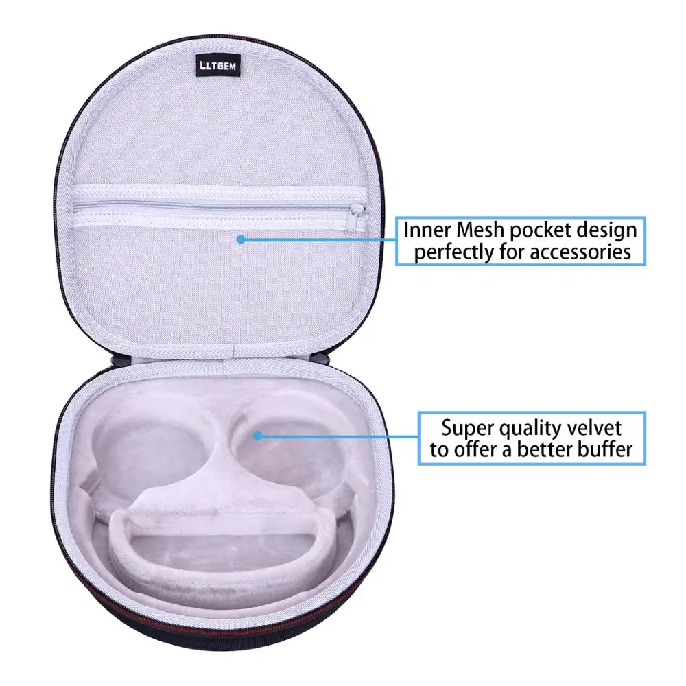 LTGEM EVA Hard Case for Sony XB950N1 Extra Bass Wireless Noise Canceling Headphones