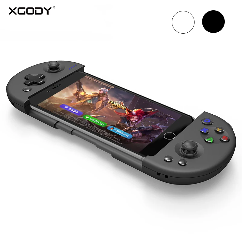 

XGODY Android Phone Bluetooth Gamepad Portable Stretchable Handle Controller For Android Mobile Phone Game Joystick