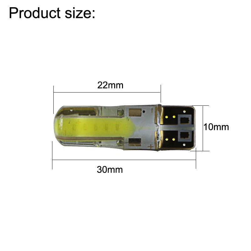 T10 COB 12leds led lights 1