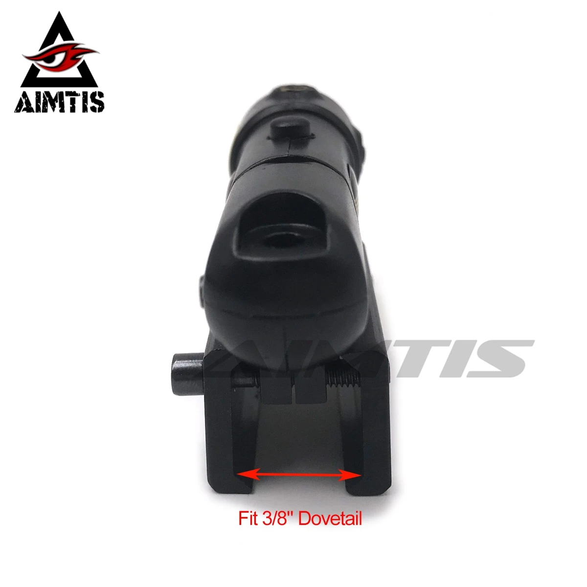 AMTIS Bright 650nm Red Dot Laser w/3/" крепление для 22 винтовок 5/8" Wearver Base мгновенное давление Pad