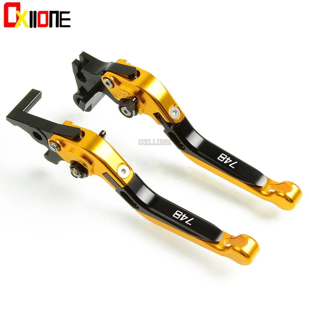 

For Ducati 748 Up to 1998 /696 MONSTER 2009-2014/695 MONSTER 2007-2008 CNC Adjustable Folding Extendable Clutch Brake Levers