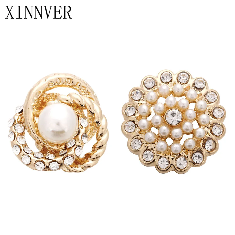 

10pcs/lot 2017 New Snap Jewelry Gold Flower Vintage Metal 18mm Snap Buttons for 18MM snap Bracelet bangles