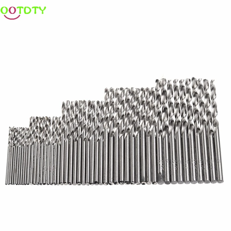 

High Speed Steel Titanium Plated Twist Drill Bit Set Tool 1/1.5/2/2.5/3mm
