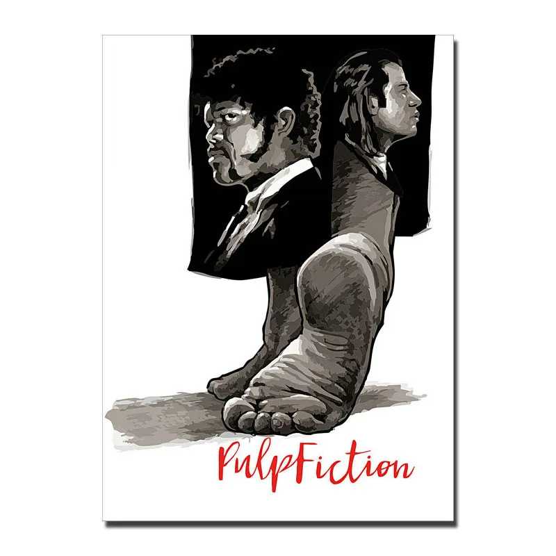 

Pulp Fiction Vintage Movie Art Silk Poster Print 13x18 inch Pictures for Living Room Decoration Home Decor (more)-8