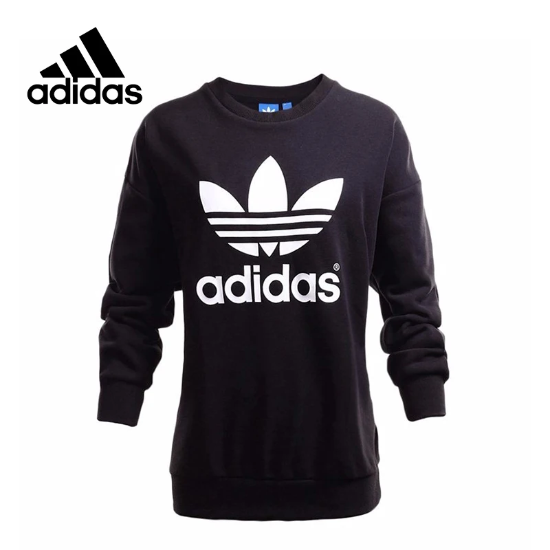 

New Arrival Official Adidas Originals TREFOIL SWEATSHIRT Women's Pullover Jerseys Sportswear