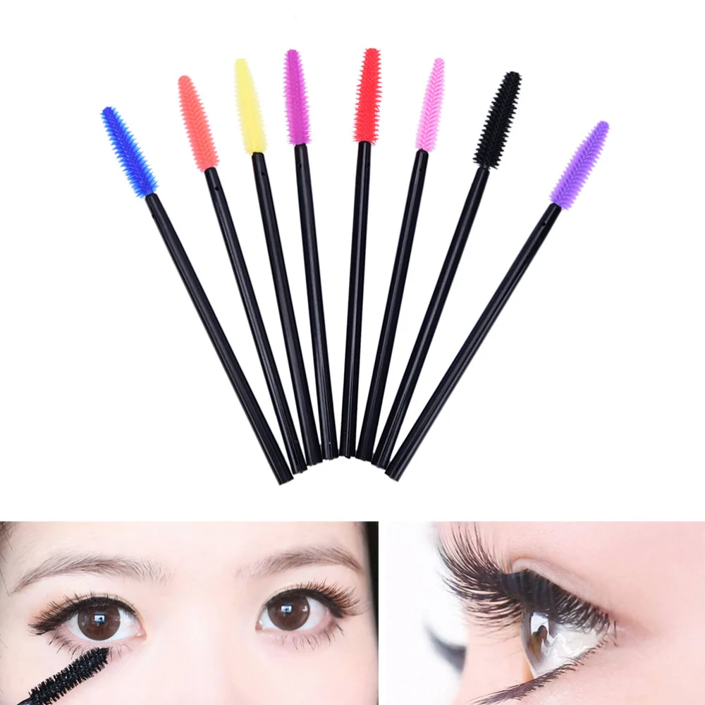 

10Pcs/1 Set Makeup Brushes Makeup Cosmetic Disposable Eyelash Brush Mascara Wand Applicator Cosmetic Tools Kit