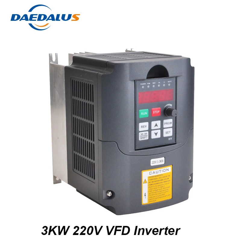

3KW 220V Variable Frequency Drive AC 220V VFD Inverter Converter Controller For Spindle 3KW Motor Milling Tools