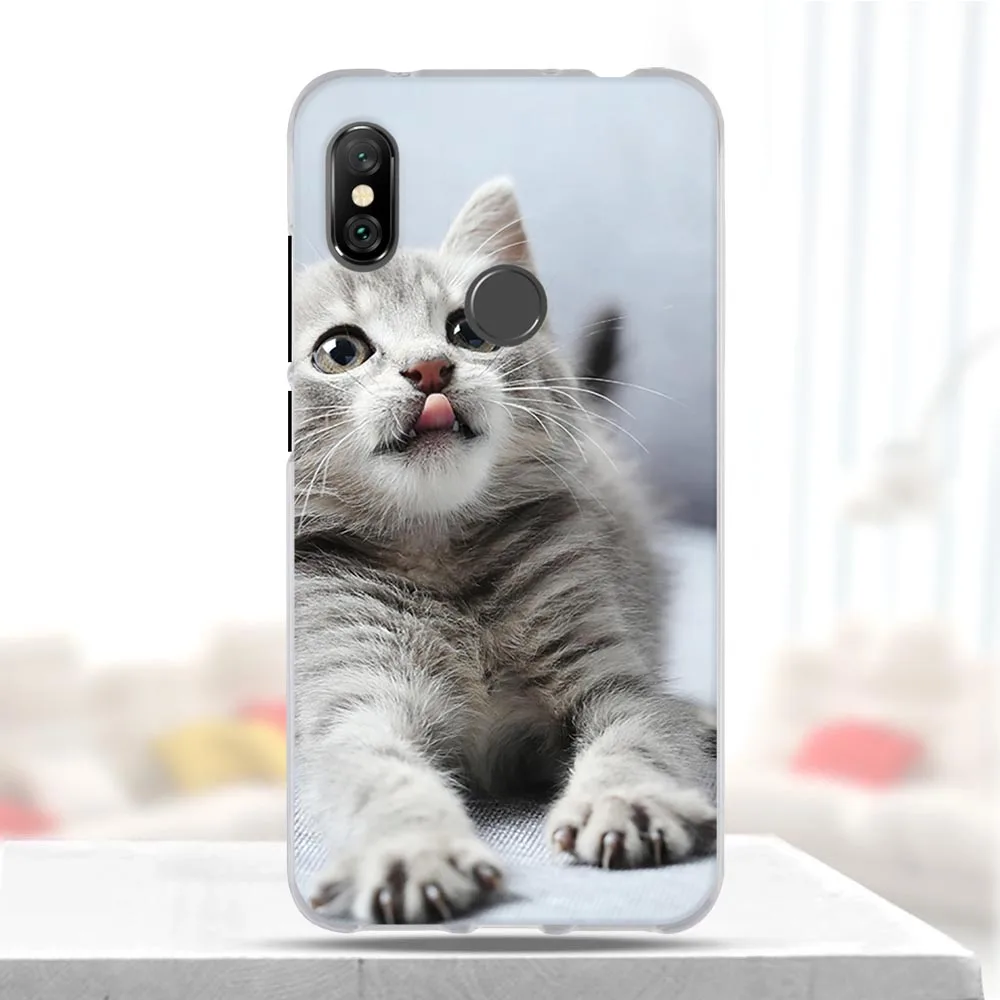 Для Xiaomi Redmi Note 7 5 6 Pro Чехол с принтом милого кота чехол для телефона для Xiaomi Redmi Note 6 Pro Чехол для Redmi Note 7 Pro - Цвет: 54