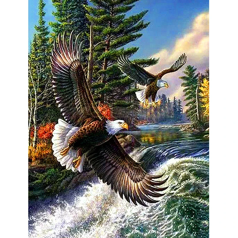 

Full Square/Round Drill 5D DIY Diamond Painting "Animal eagle" 3D Embroidery Cross Stitch 5D Home Decor Mosaic art gift