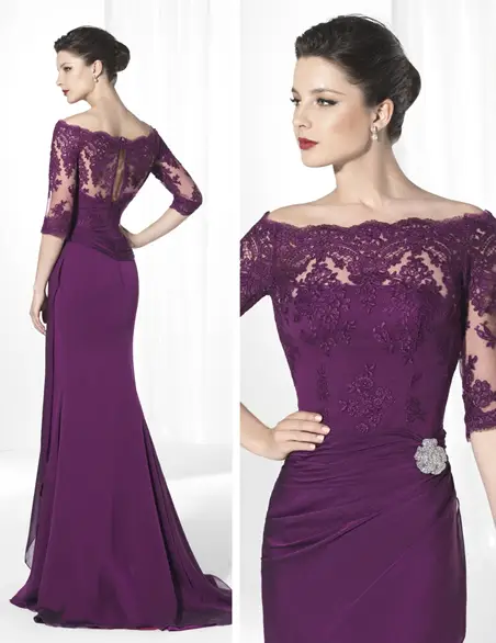 Royal Purple Mother of the Bride Dresses