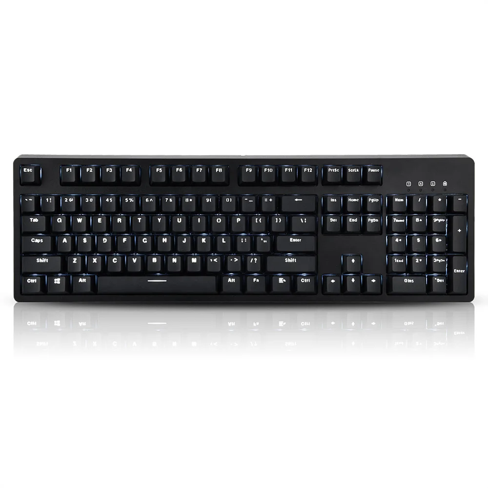 Ajazz AK535 Проводная эргономичная Механическая игровая USB клавиатура с 104 клавишами