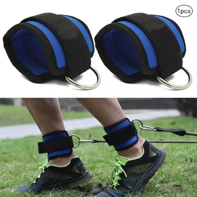 

1 PCS Black Blue Red Fitness Ankle Straps Practical Exercise Ankle Cuffs Padded Ankle Strap for Legs Abs and Gluteus Exercises