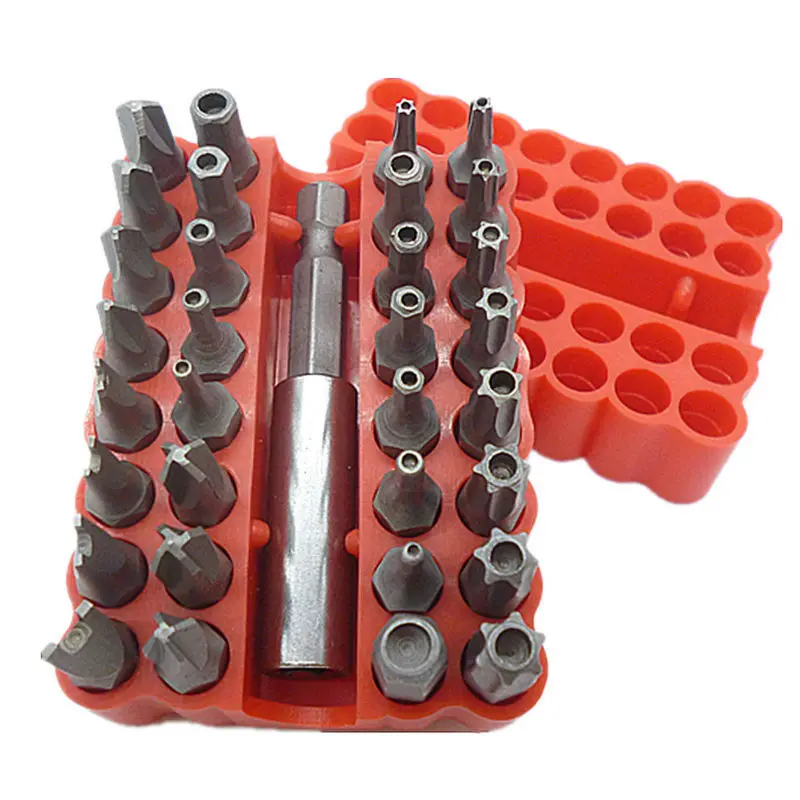TAMPER PROOF SECURITY SCREWDRIVER BIT SET HOLE TORX Hex