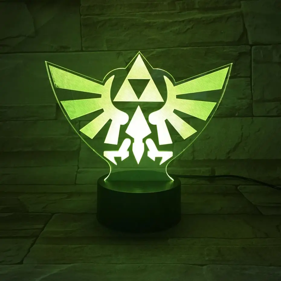  The Legend of Zelda Night Light LED Sign Touch Sensor Decorative Lamp Child Kids Present Nightlight - 32970863758