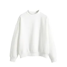 Женская Повседневная Толстовка с капюшоном и длинным рукавом, джемпер, пуловер, толстые осенне-зимние топы AIC88