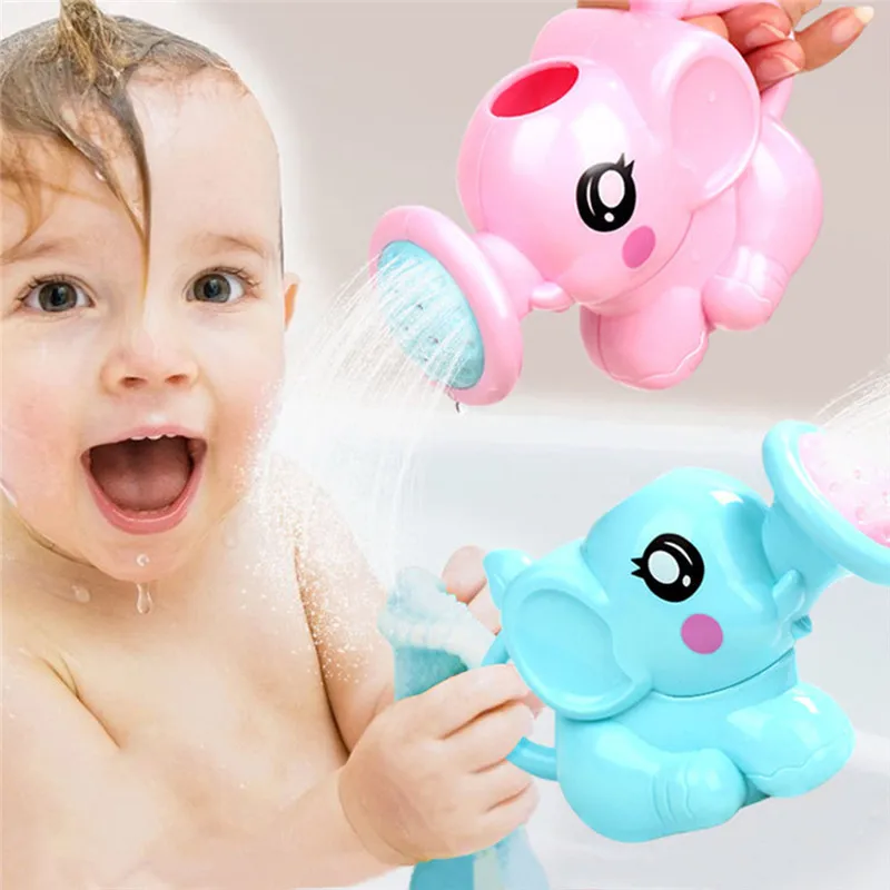 

1Pcs Baby Bath Toy Water Spraying Tool Cute Small Elephant Watering Pot Beach Play Water Sand Tool Toys Gift for Kids Children