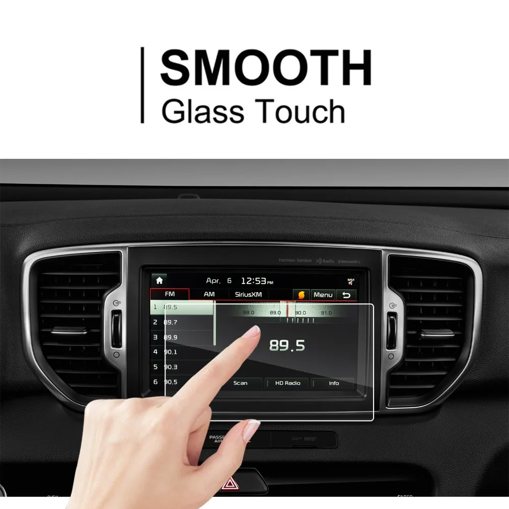 RUIYA tempered glass screen protective film for Kia Sportage UVO car