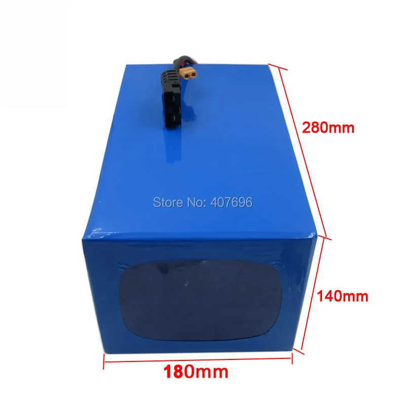 Top 1500W 36v lifepo4 battery 36V 36AH electric bike ebike LFP battery with 50A BMS 43.8V 5A Charger Free shipping 3