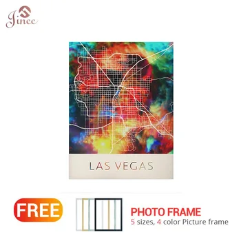 

Diamond Embroidery LAS VEGAS Map Cross Stitch 5D DIY Full Diamond Scenery Diamond Painting Rhinestones Home Decor