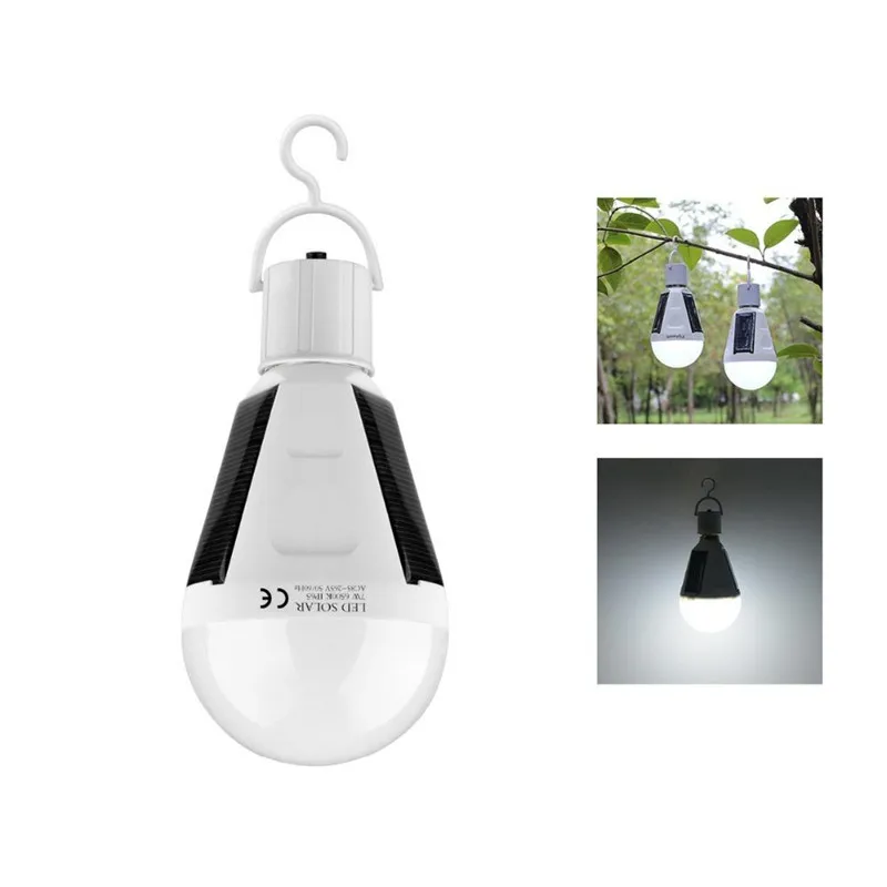 

Night Lights Rechargeable Portable Waterproof Led Bulb LED Solar Lamp E27 7W AC85V-265V Camp lighitng