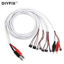 DIYFIX текущий Тестовый Кабель для iPhone XS/Max/XR/8/P/7 P 7/6/S 6 s/6SP 5S/5 4S/4 Phone Failure Detect Repair инструмент с зажимом аллигатора