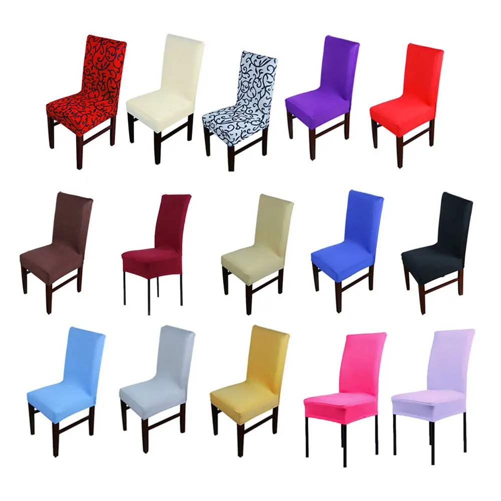 

Seatcover Fashion Multicolor Optional Soft Contracted Hotel Home Elastic Chair Cover
