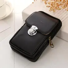 Мужской винтажный кожаный рюкзак поясная сумка поясная на молнии Зажим для ремня сумка cinto molle geheimfach Мужская поясная сумка