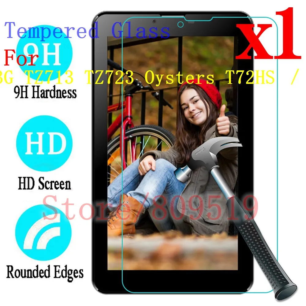 7&quot Tempered Glass for 7 inch Irbis TZ709 TZ725 TZ720 TZ721 TZ723 TZ724 TZ777 TZ41 TZ713 TZ714 TZ725e 3G Touch screen | Компьютеры и