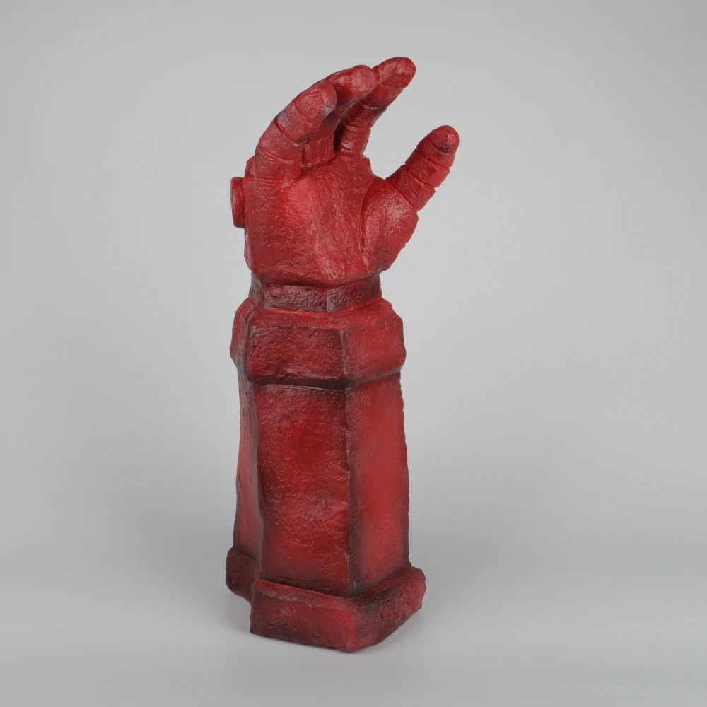 Hellboy Rise of the Blood Queen Glove Right Hand Cosplay Gloves Accessories Armor Latex Hand Gauntlet Party Halloween (7)