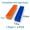 Big Size DIY Building Blocks Thick Figures Bricks 2X8Dot 4PCS Educational Creative Toys for Children Compatible With Brands ► Photo 2/6