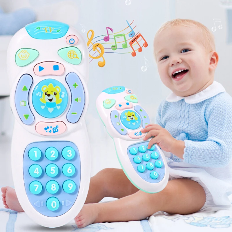 Baby Music Toys Mobile Phone TV Remote Control Electric Toys for Children Gift 
