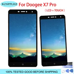 Для DOOGEE X7 X7 Pro ЖК-дисплей Дисплей + Сенсорный экран планшета Ассамблеи 6,0 дюймов телефон ЖК-дисплей Замена + Бесплатные инструменты