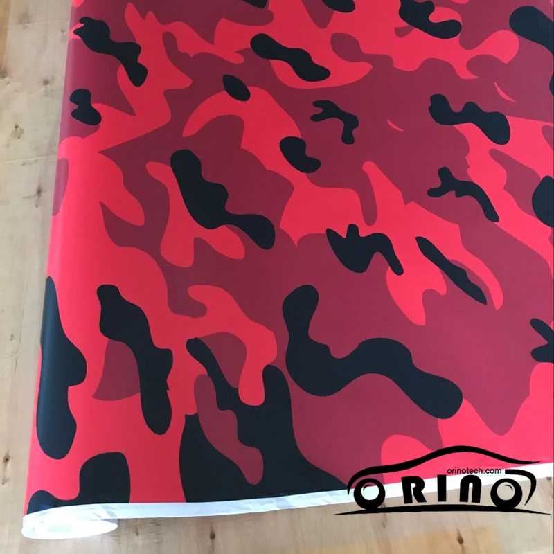 Black Red Vinyl Wrap-1