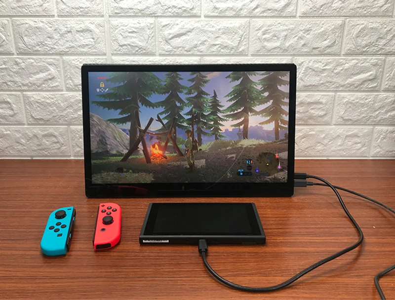 15,6 дюймовый сенсорный монитор type-c 4 K для MAC Switch PS4pro xbox NS Полный экран RGB ips с динамиком HDR зарядки телефона