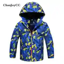 ChanJoyCC Winter Hot Sale Children’s Jackets Boys Long Sleeve Fashion Windproof And Waterproof Cashmere Warm Outerwear For Kids
