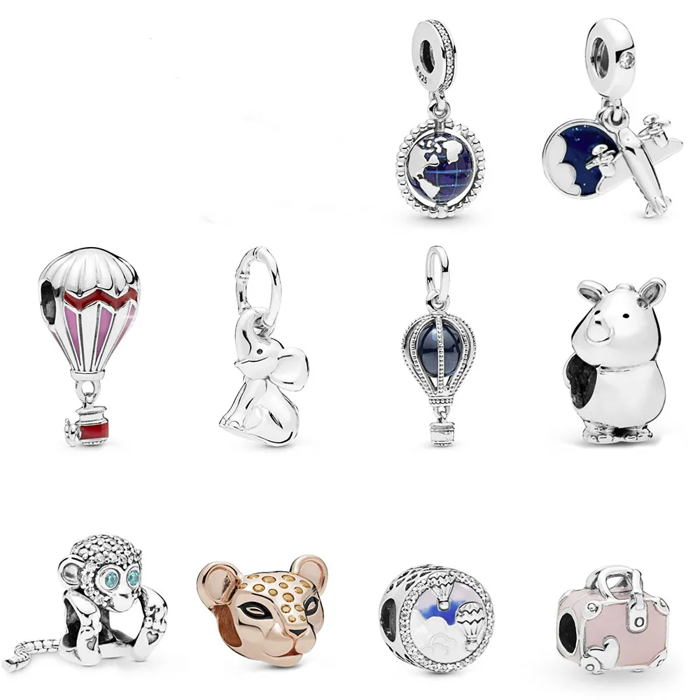 

2019 Summer Collection New Style 925 Sterling Silver Gift for Girls and Women Fits Pandora Bracelet Bangle DIY Jewelry